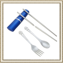 Conjunto de Chopsticks com dobradiça em aço inoxidável (CL1Y-CS206C)